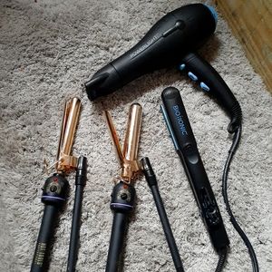 Beauty school drop out dryer and irons only